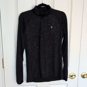 Old Navy Active Go-Dry Black Top Stars And Moons